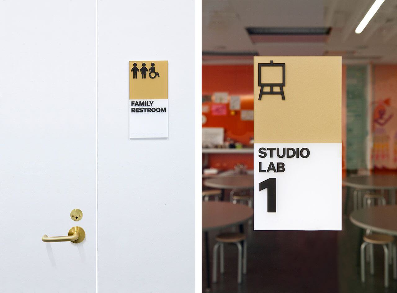 Placemaking and identity thường được kết hợp cùng wayfinding systems trong thiết kế đồ hoạ